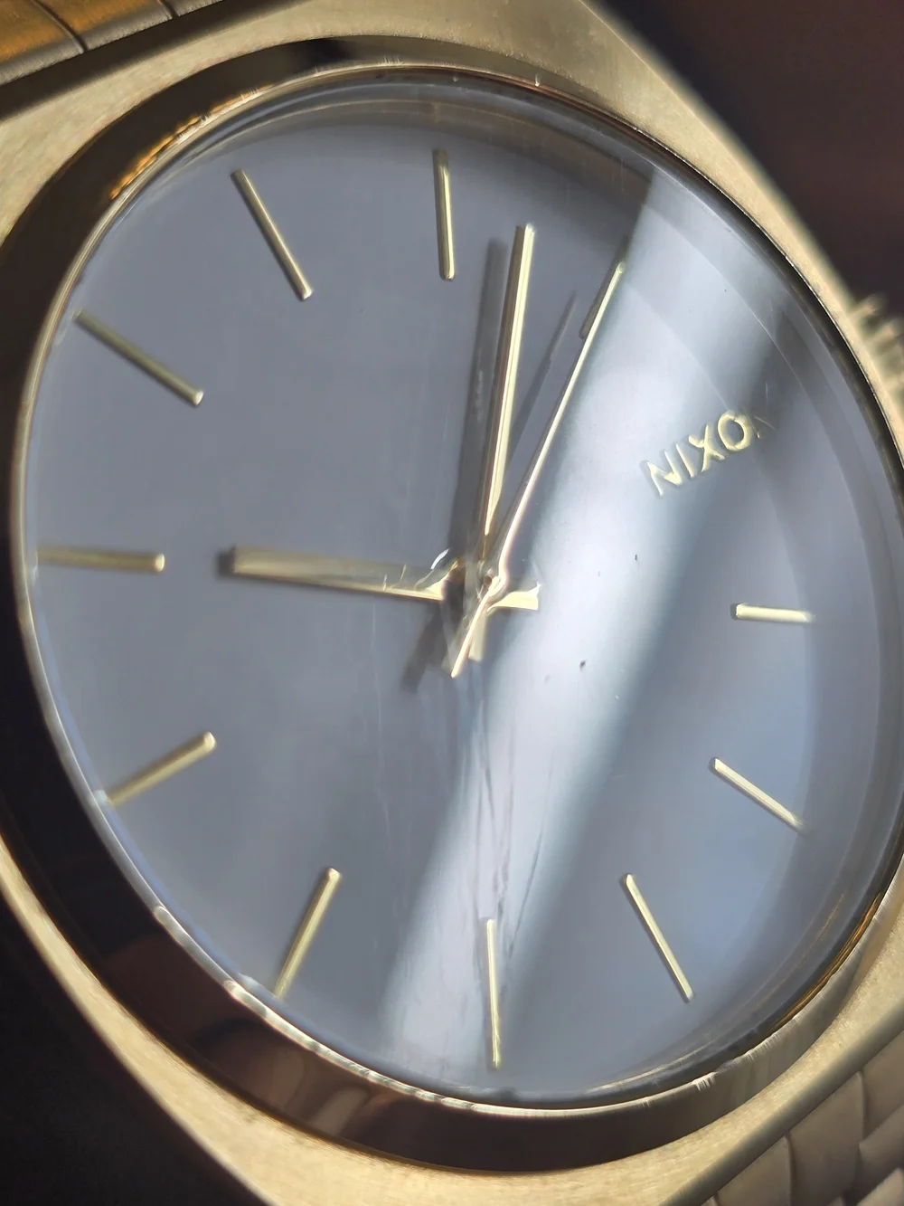 Nixon Men's Gold Stainless Steel Watch